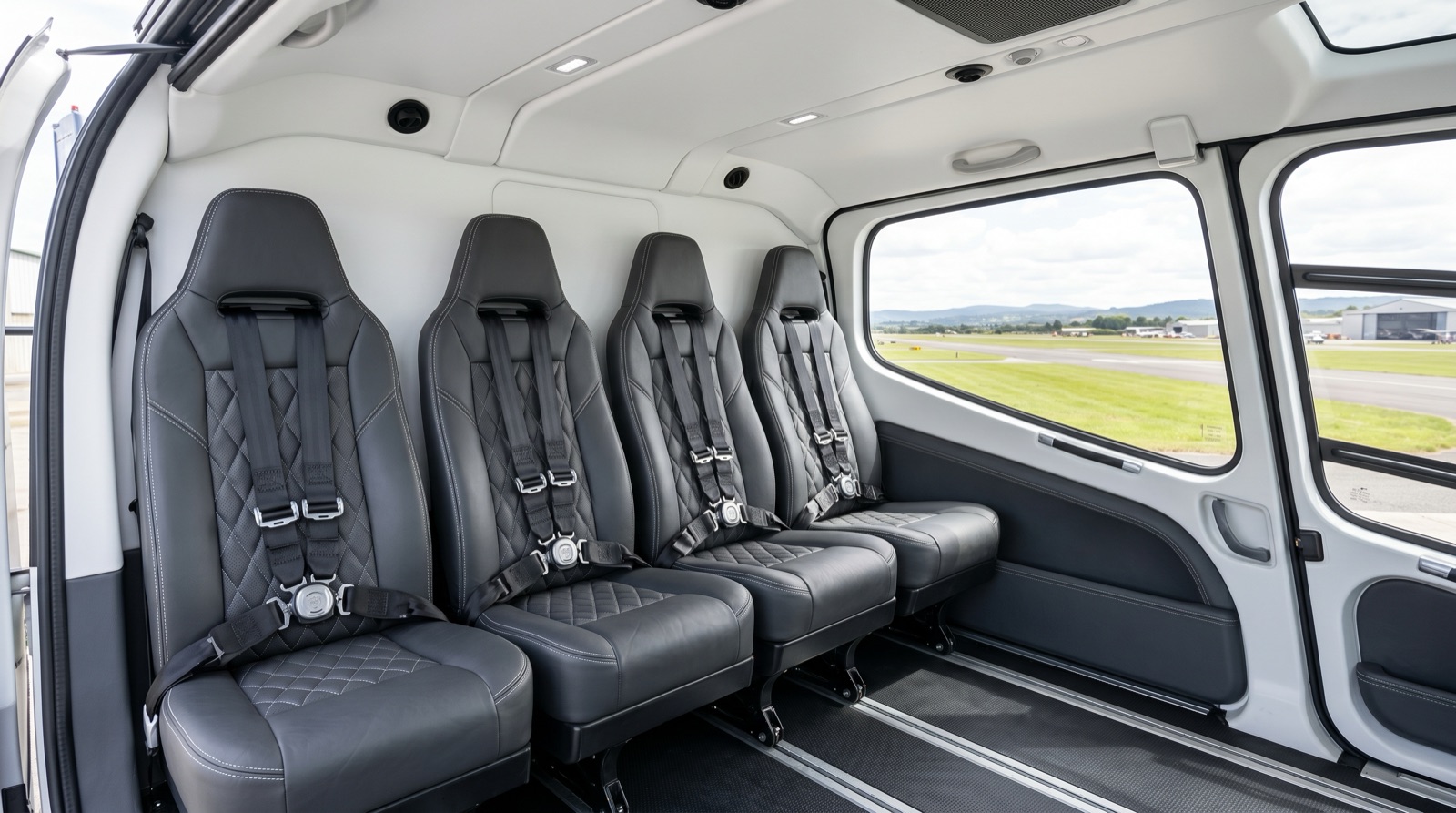 Airbus H130 cabin interior