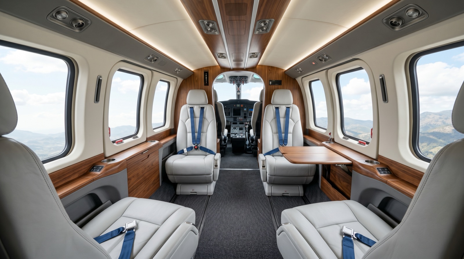 Airbus H145 cabin interior