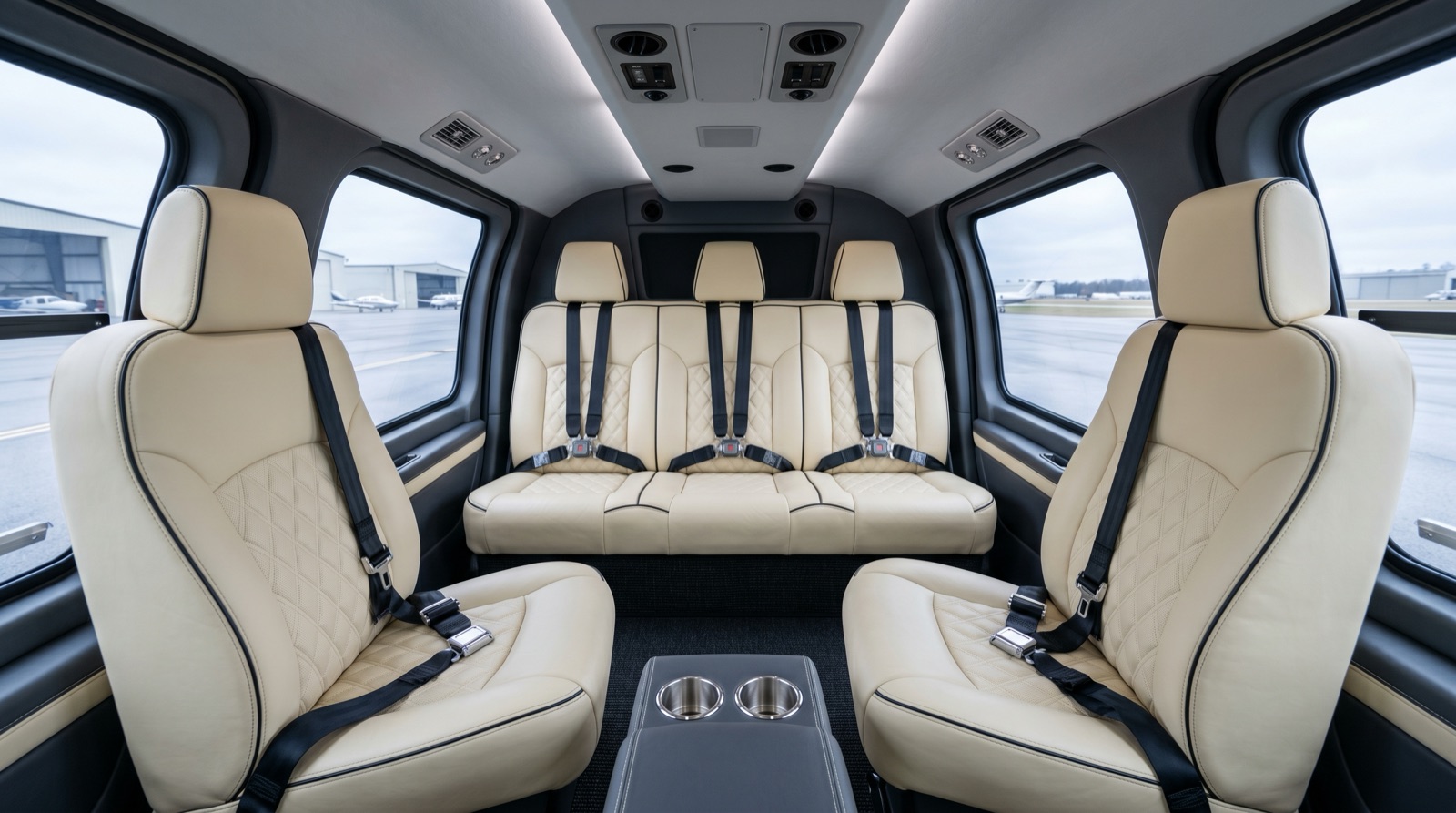 Bell 407GXi cabin interior
