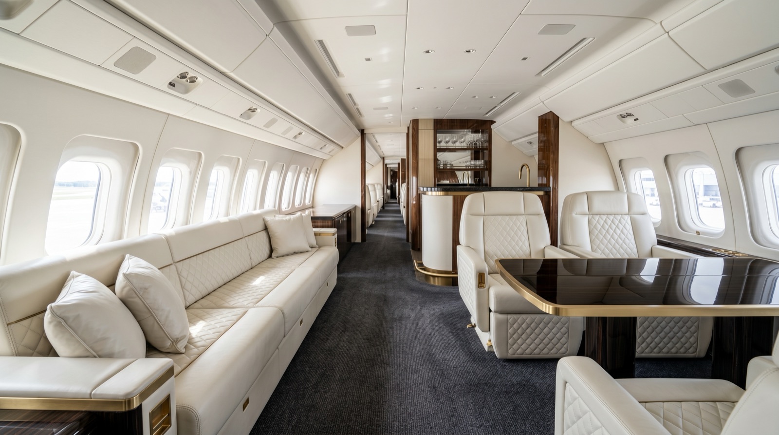 Boeing 737 VIP cabin interior