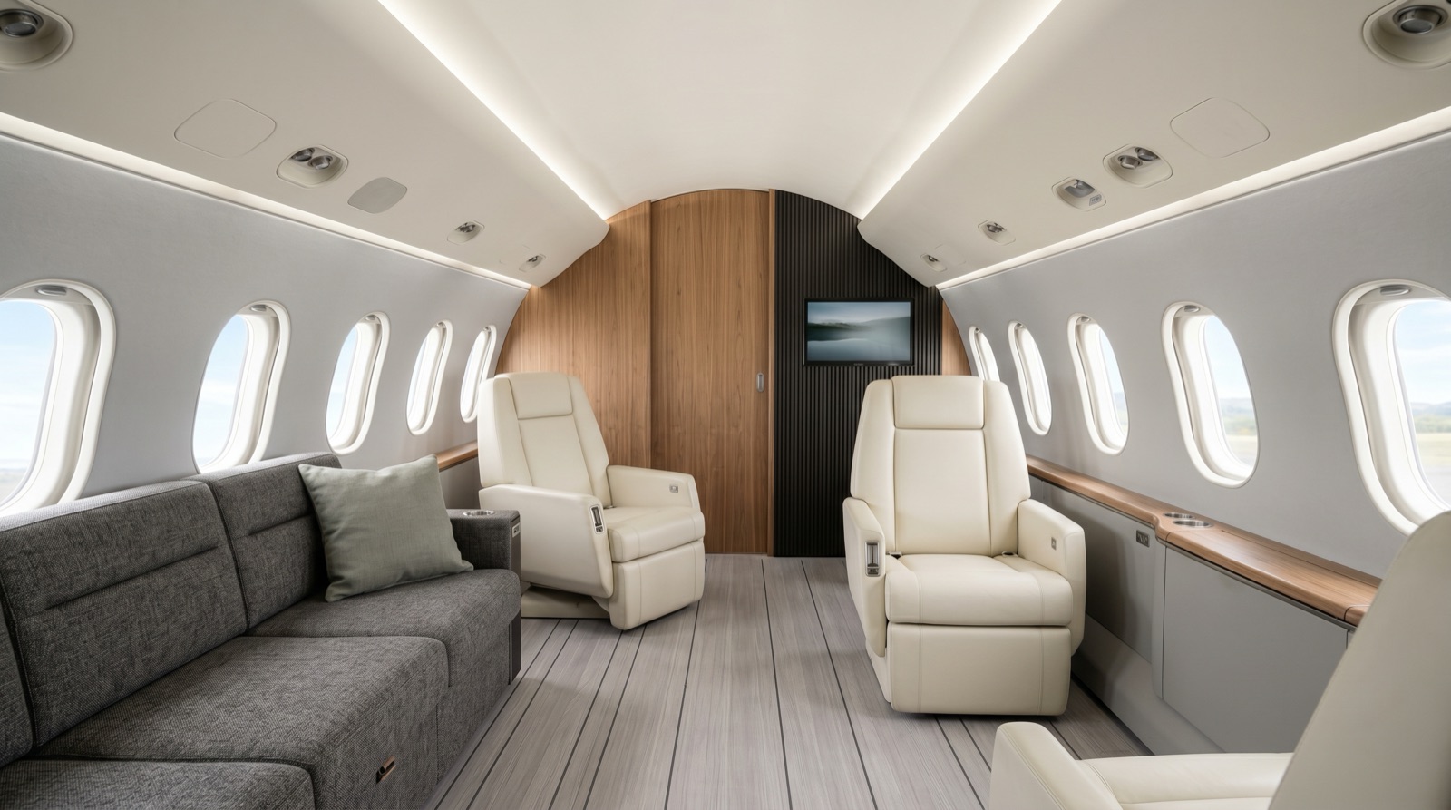 Bombardier Challenger 3500 cabin interior