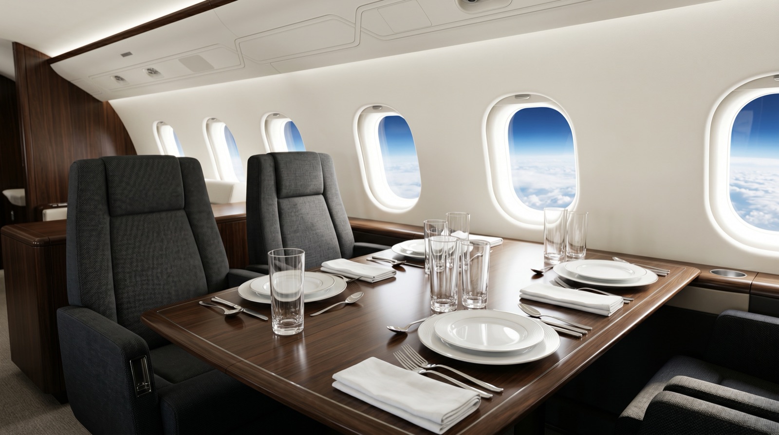 Bombardier Global 6500 cabin interior