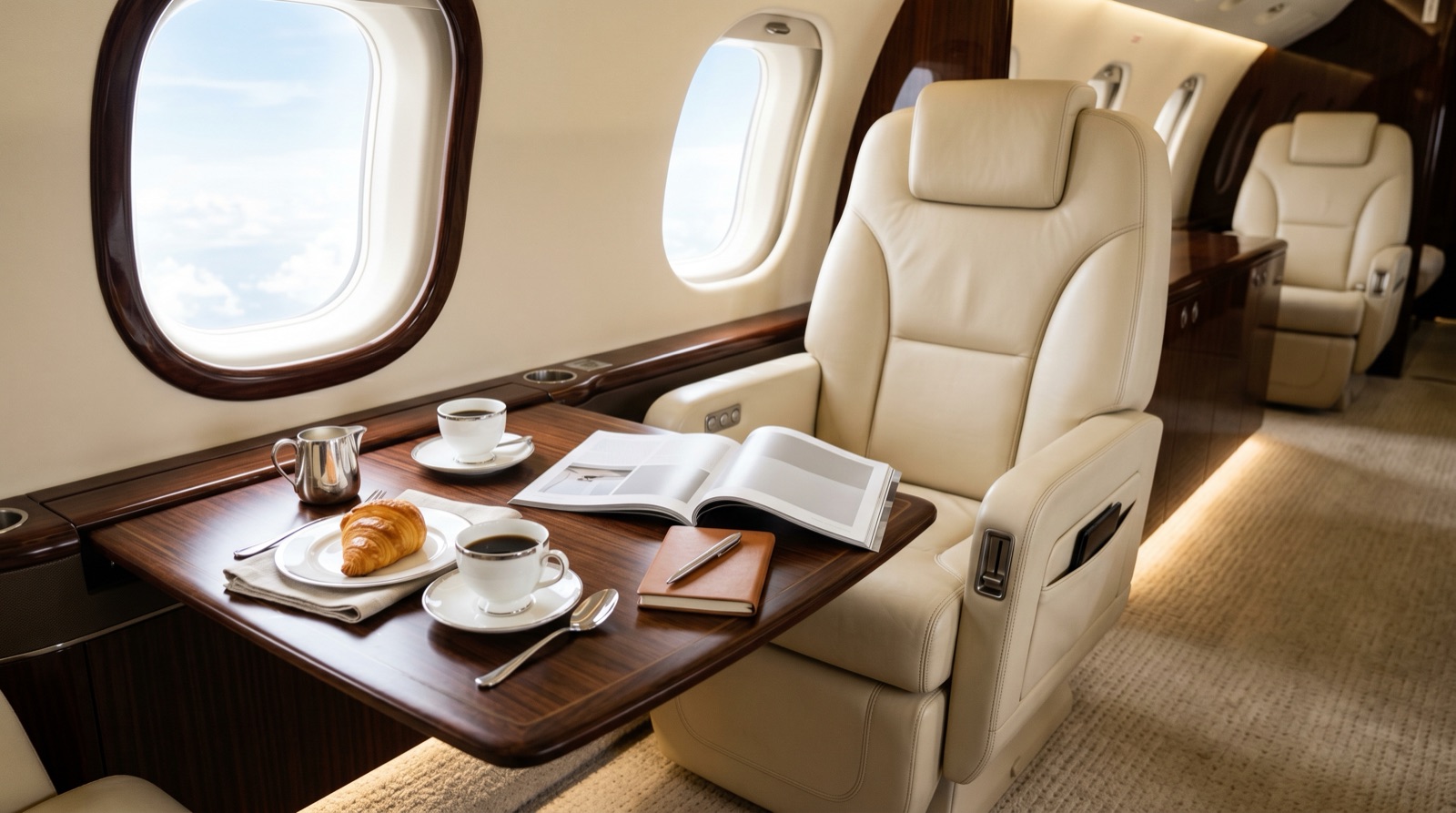 Bombardier Global 8000 cabin interior
