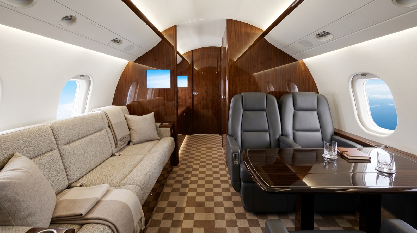 Bombardier Global Express XRS cabin interior
