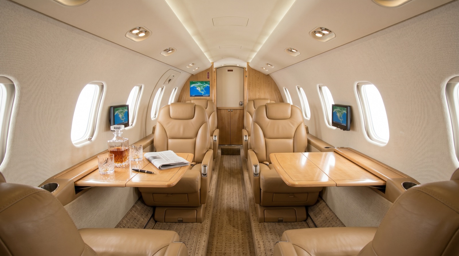 Bombardier Learjet 31A cabin interior