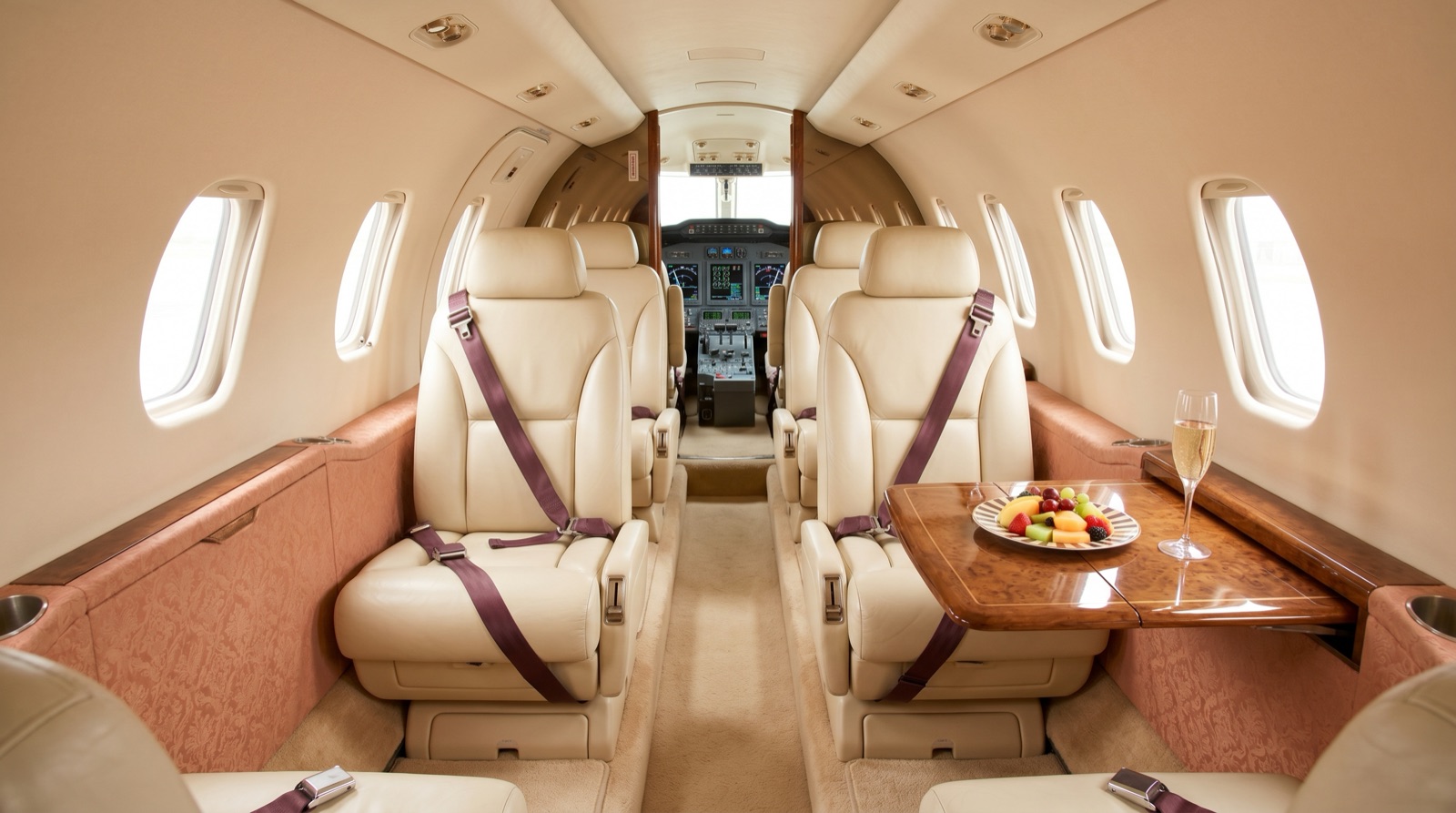 Cessna Citation III cabin interior