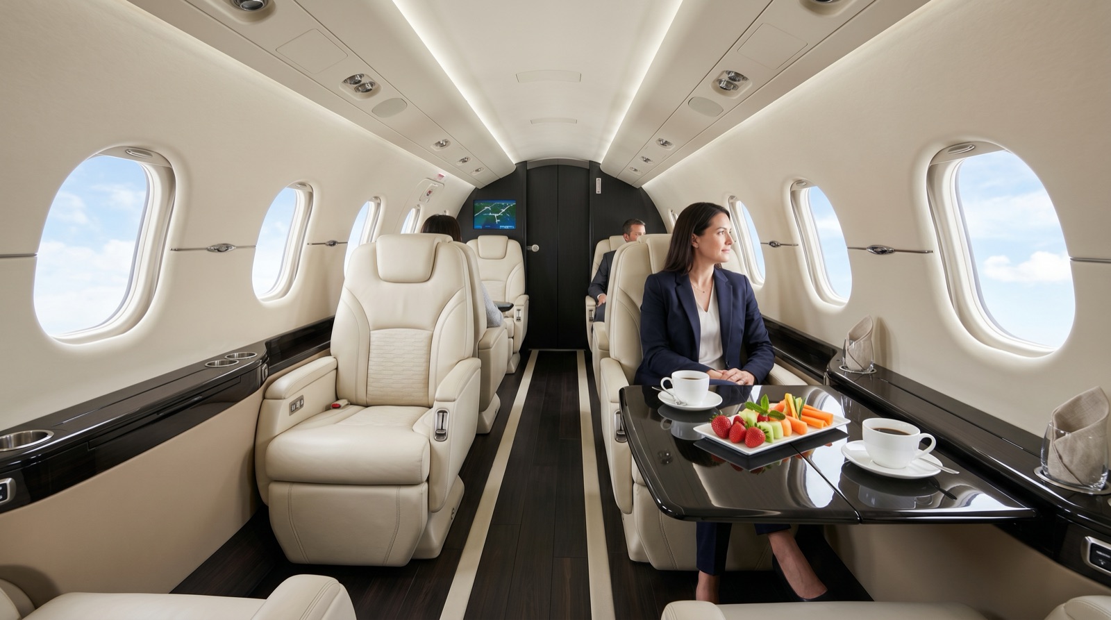 Cessna Citation Longitude cabin interior