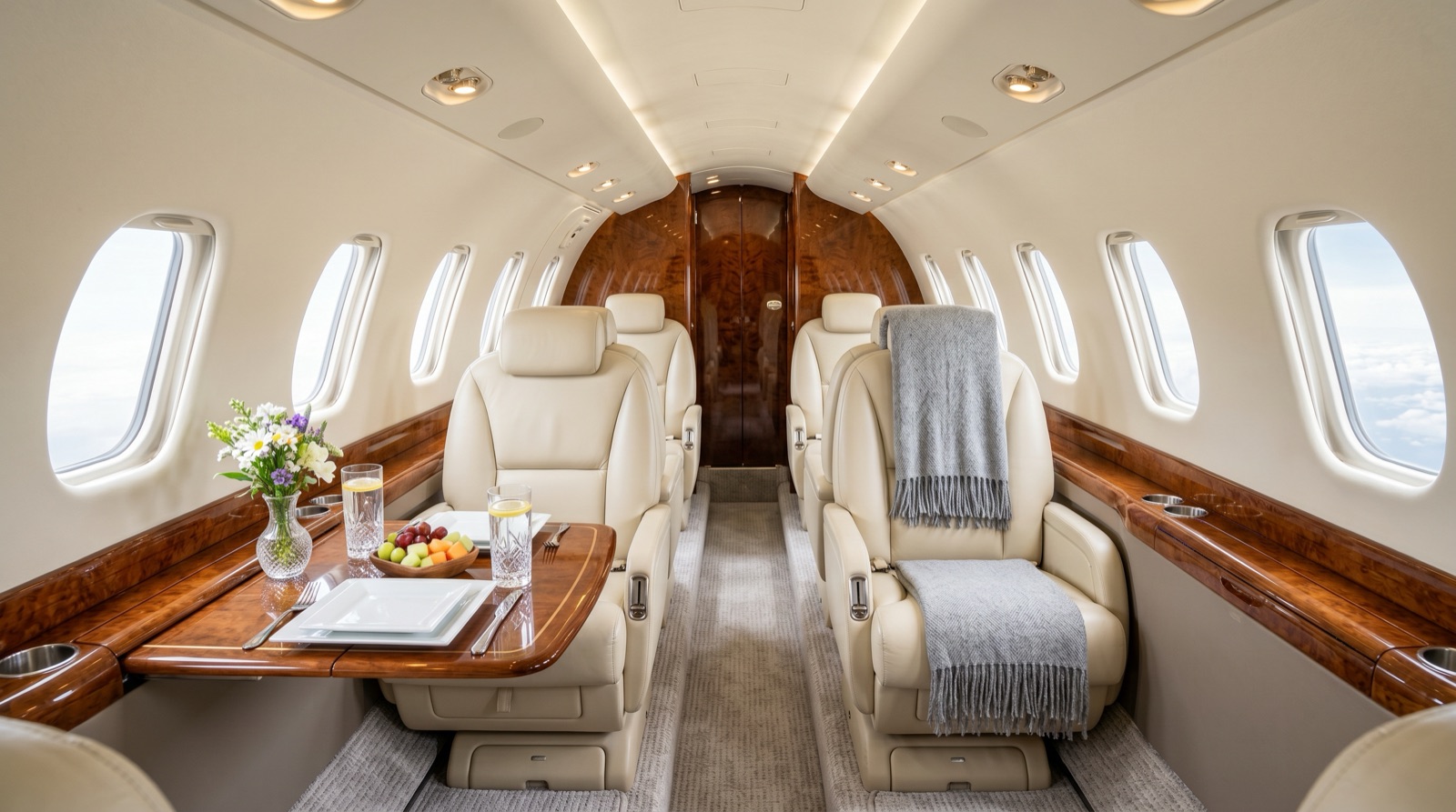 Cessna Citation X cabin interior