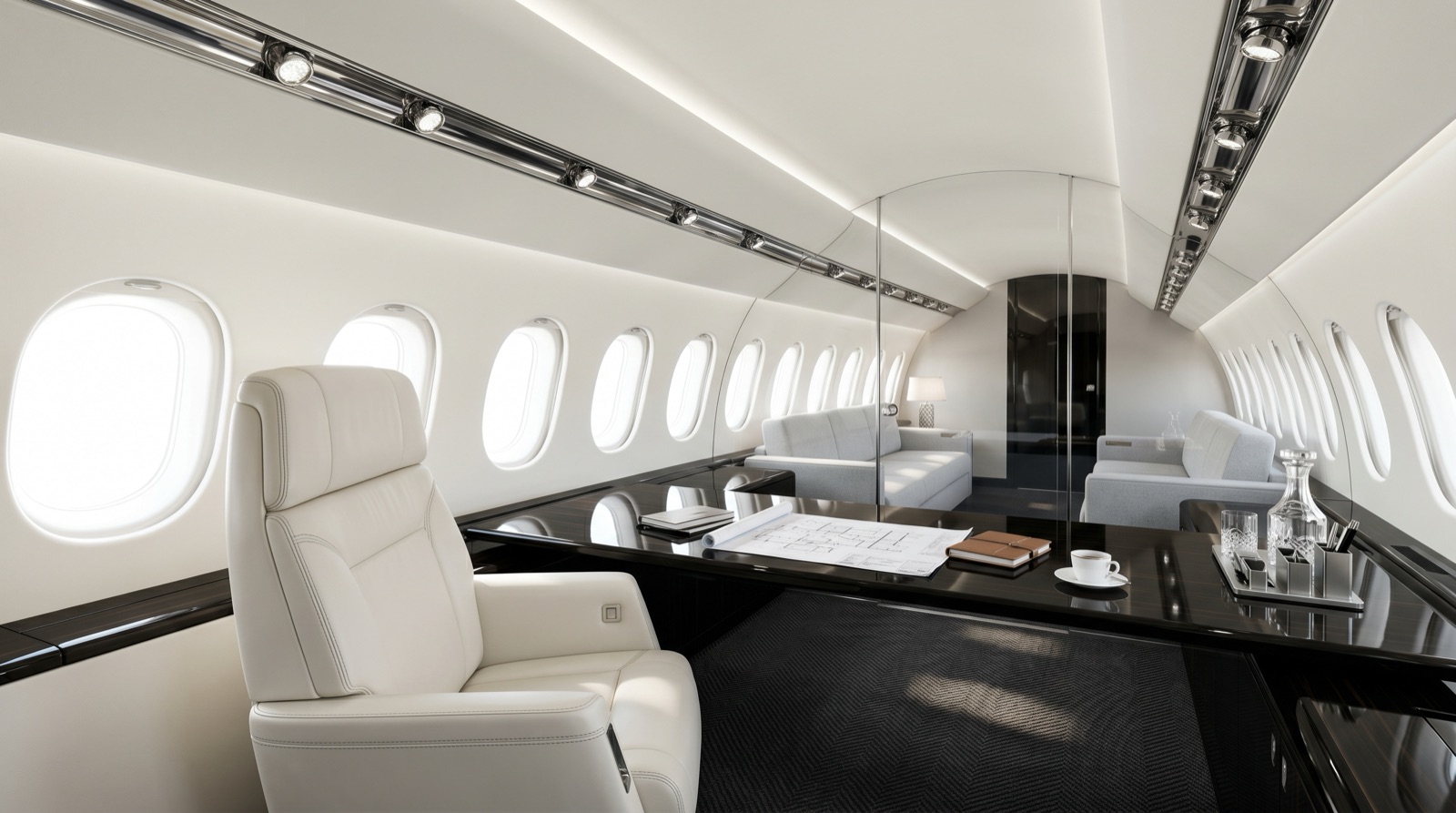 Dassault Falcon 6X cabin interior