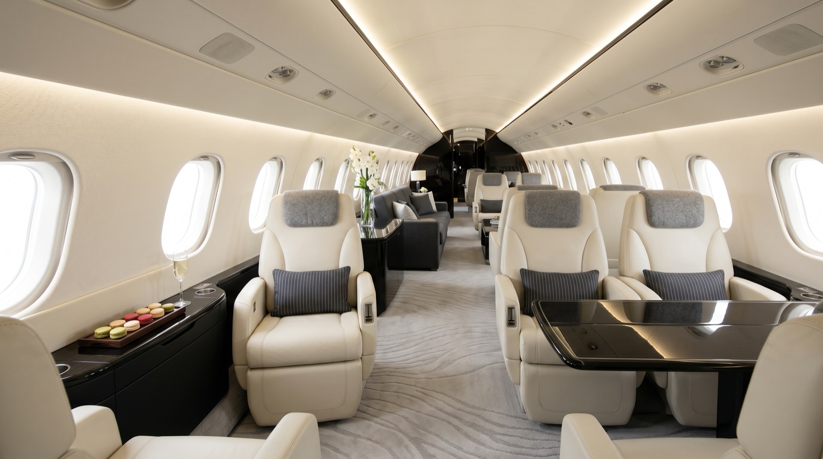 Embraer Lineage 1000E cabin interior