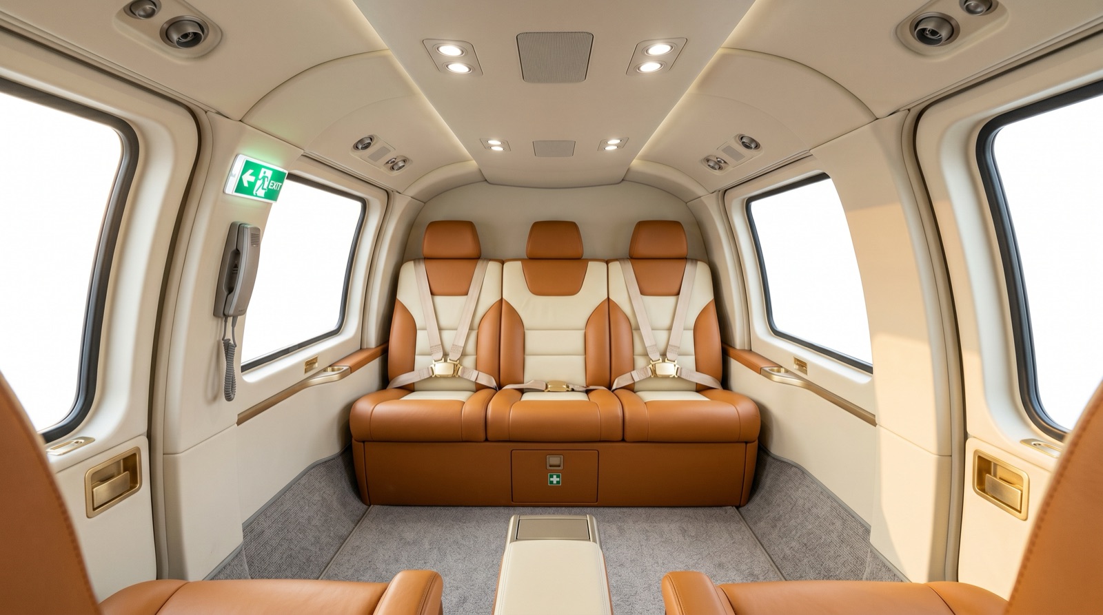 Airbus AS365 Dauphin cabin interior