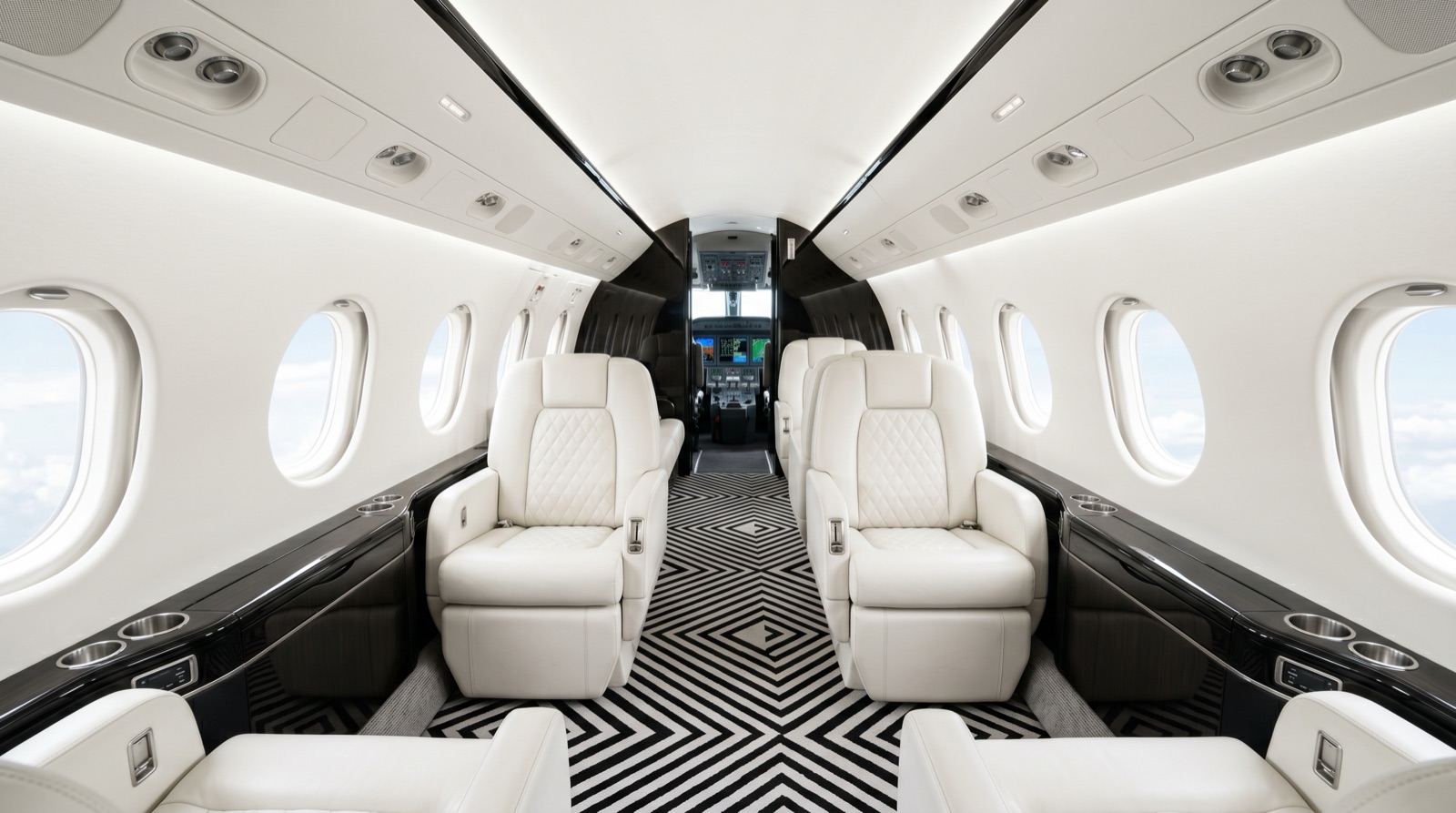 Gulfstream G-IV cabin interior