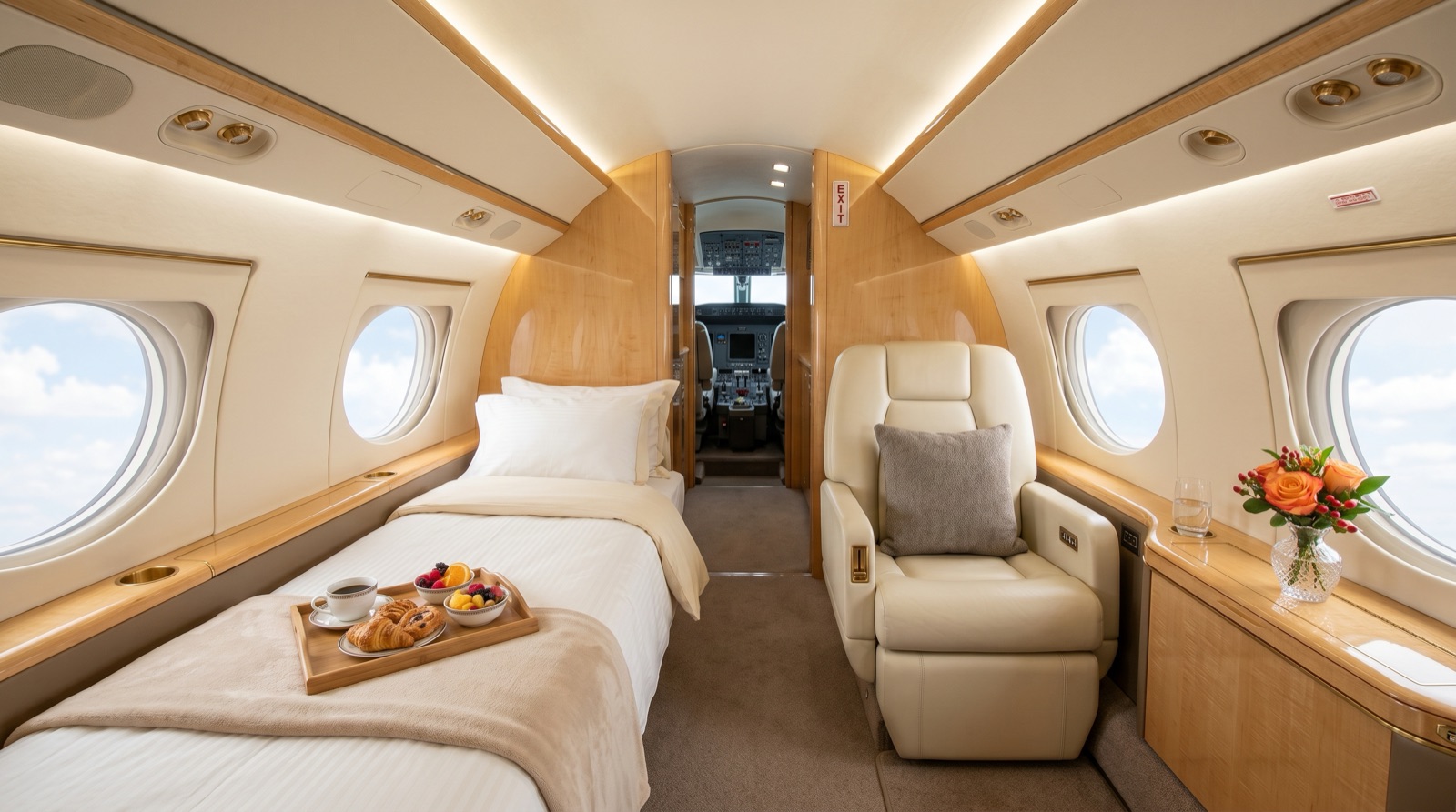 Gulfstream G-IV-SP cabin interior