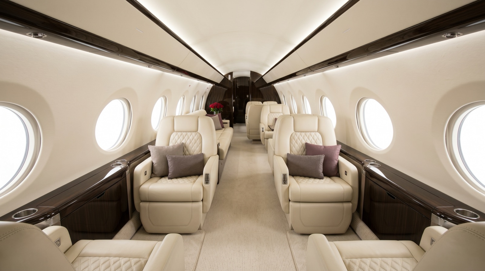 Gulfstream G500 cabin interior