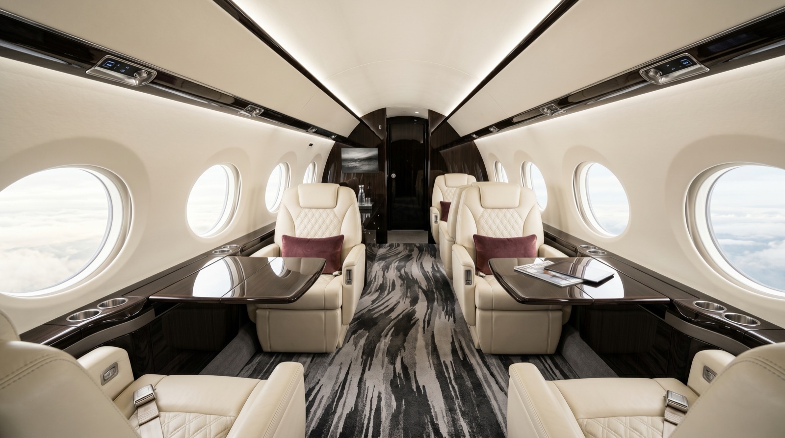 Gulfstream G600 cabin interior