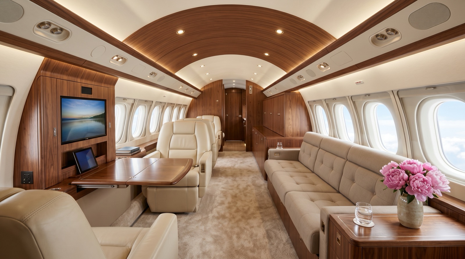 Gulfstream G650/G650ER cabin interior