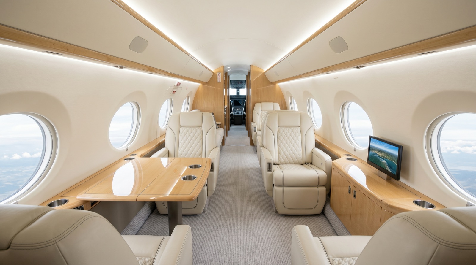 Gulfstream G700 cabin interior