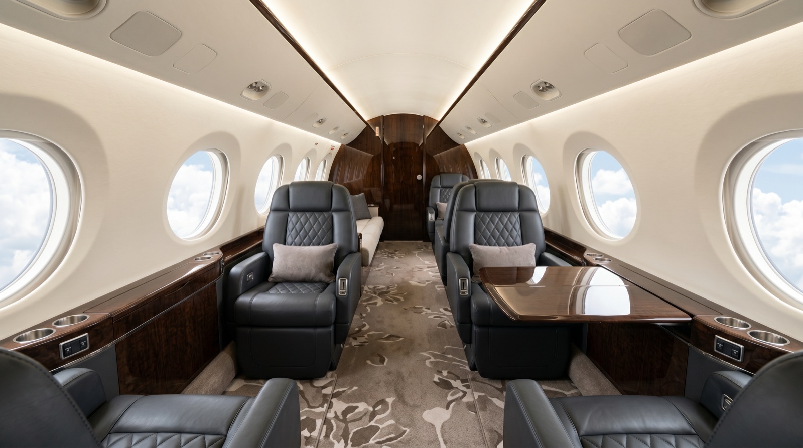 Gulfstream G800 cabin interior