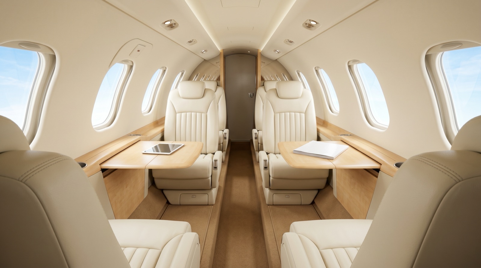 HondaJet HA-420 Elite II cabin interior