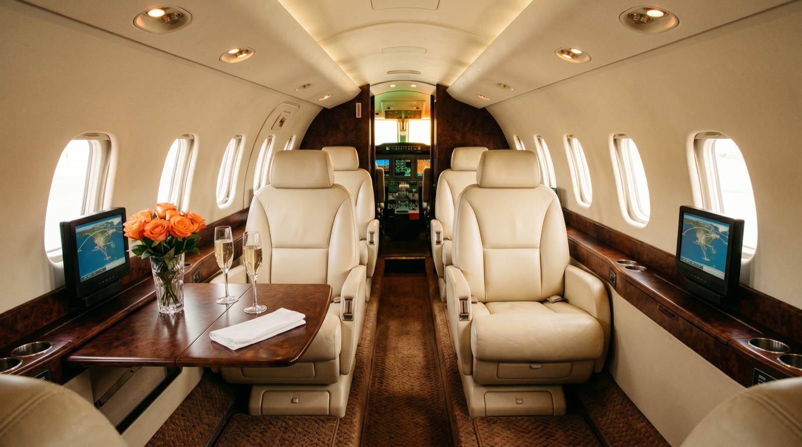 IAI Westwind 1123 cabin interior