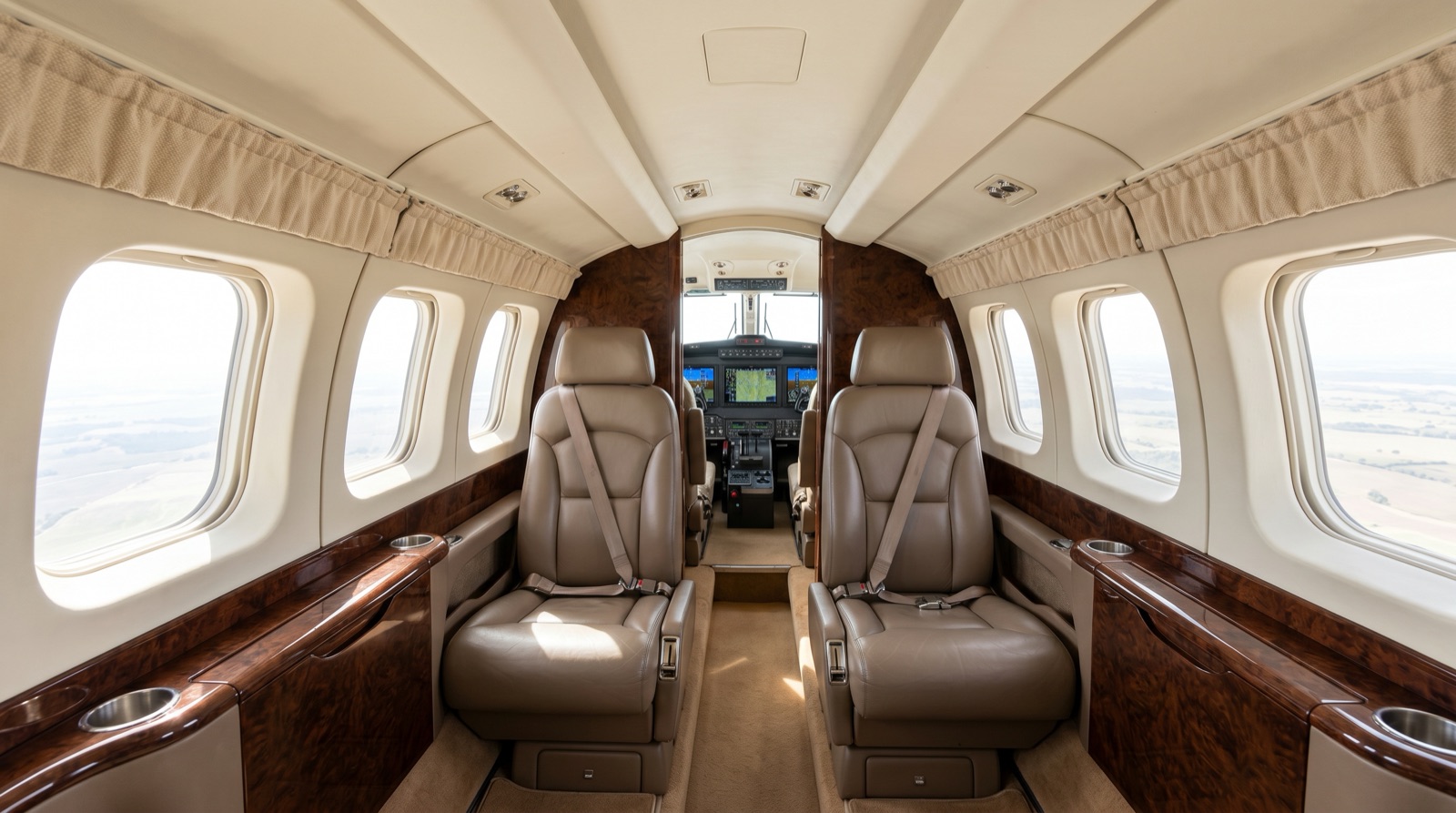 Beechcraft King Air 260 cabin interior