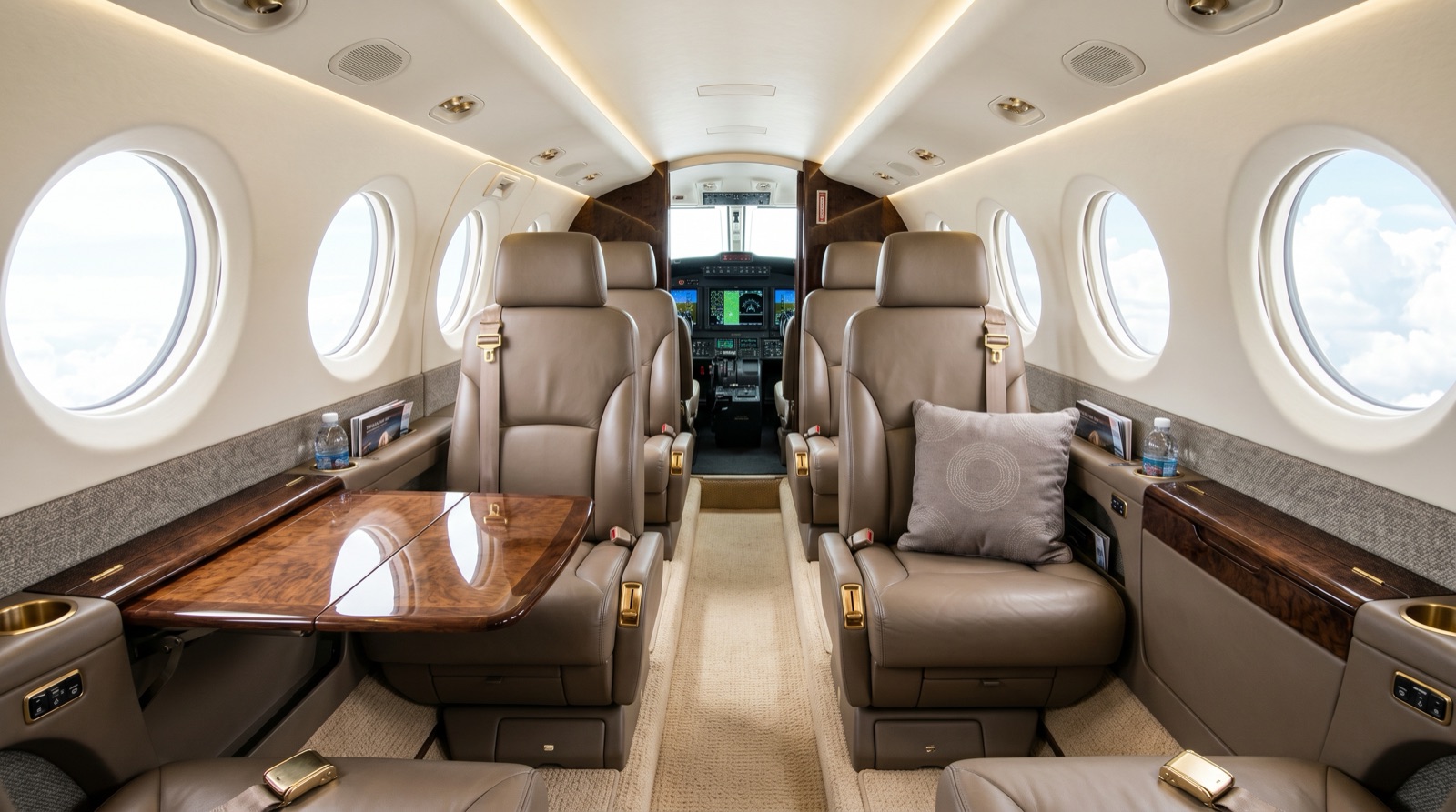 Beechcraft King Air 360 cabin interior