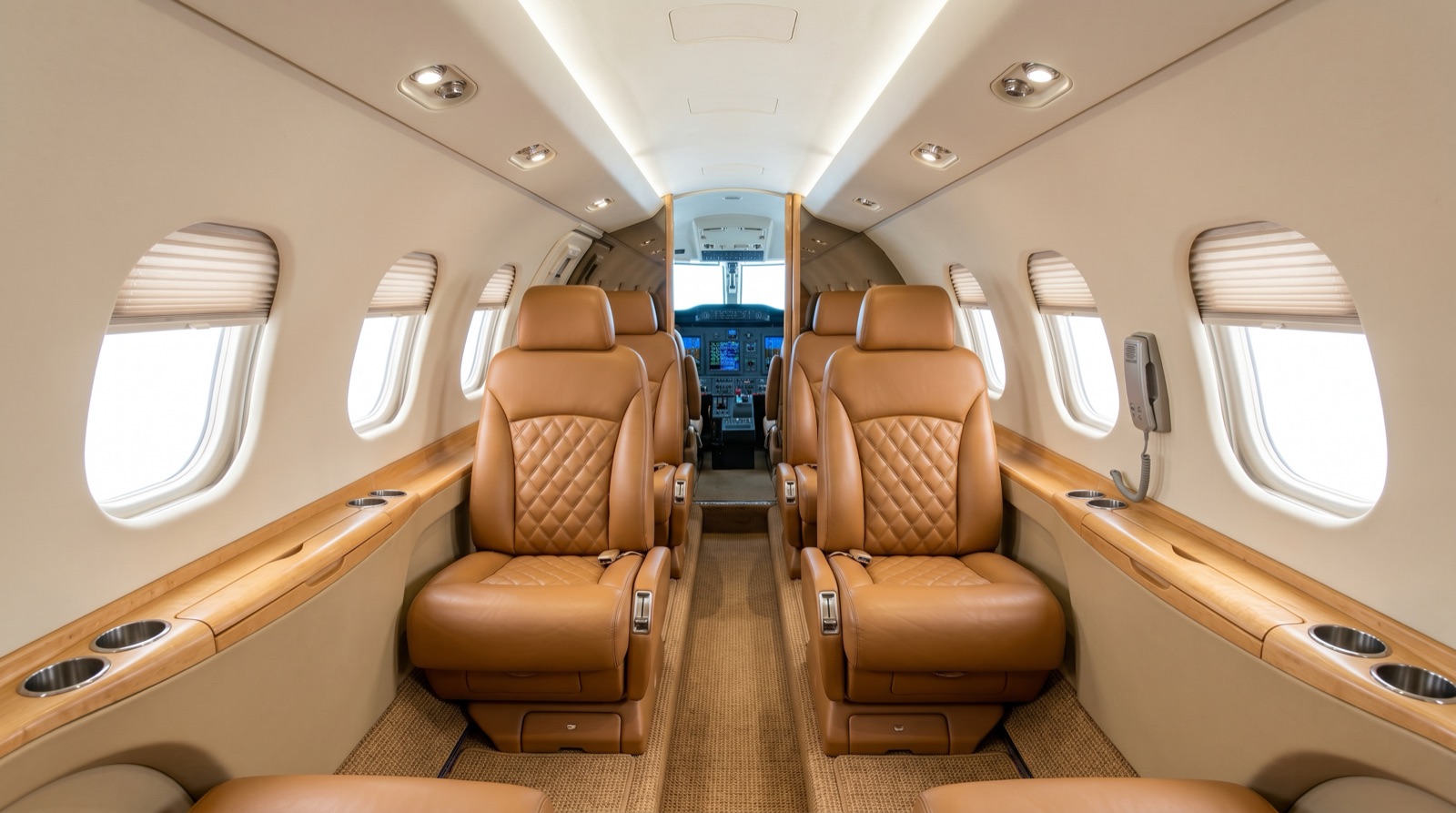 Nextant 400XTi cabin interior