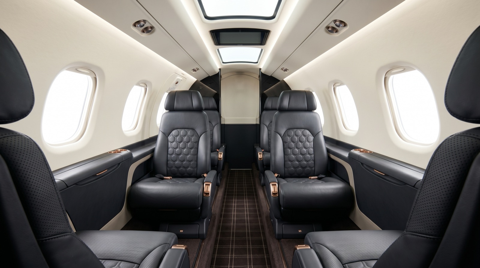 Embraer Phenom 300E cabin interior