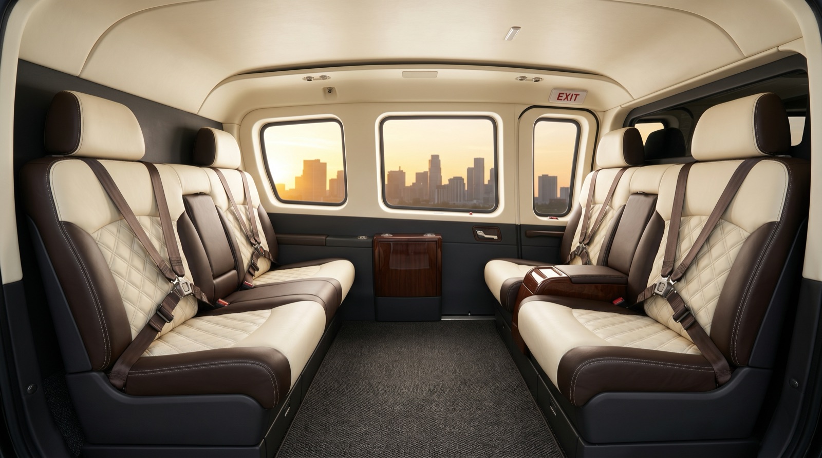 Sikorsky S-76D cabin interior