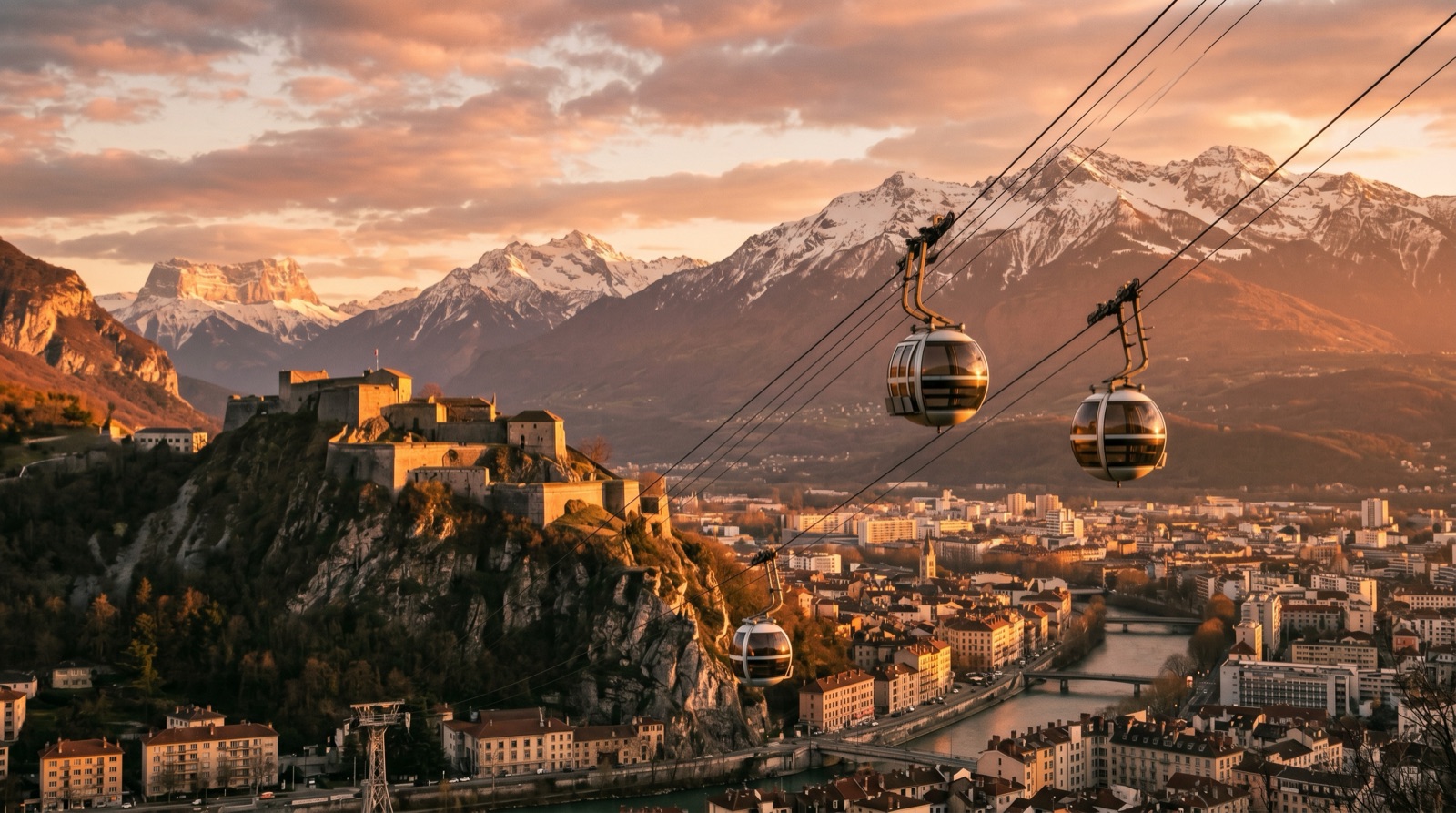 Private jet charter to Grenoble