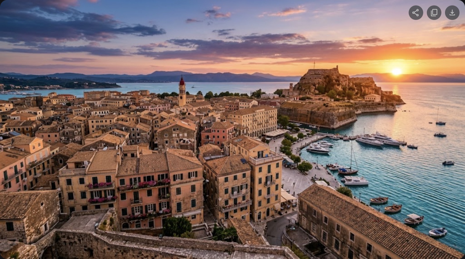 Private jet charter to Kerkyra (Corfu)