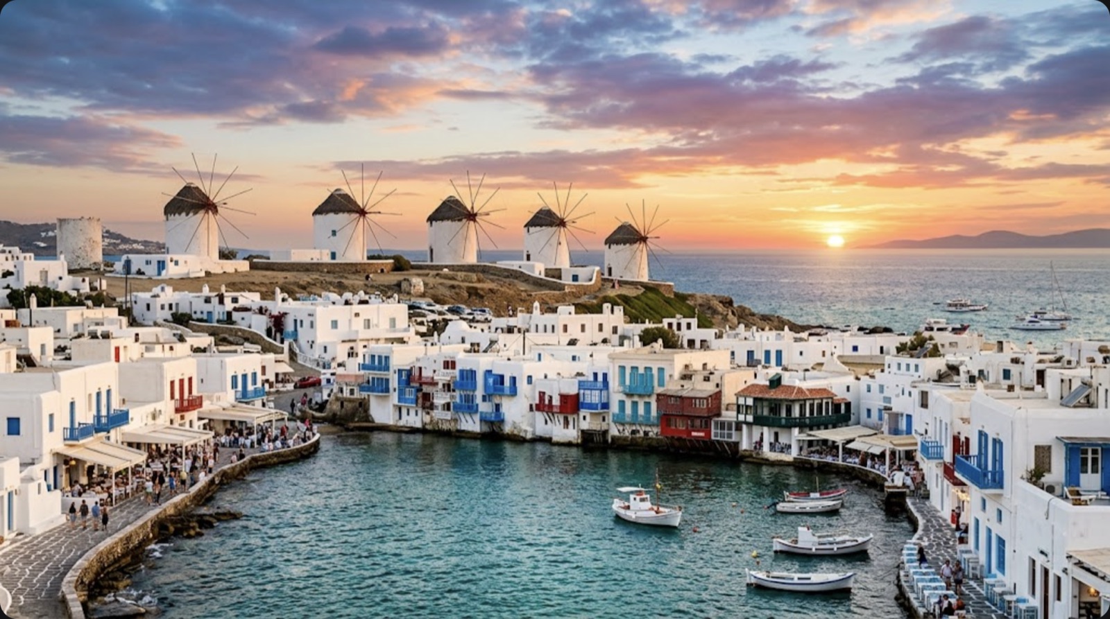 Private jet charter to Mykonos