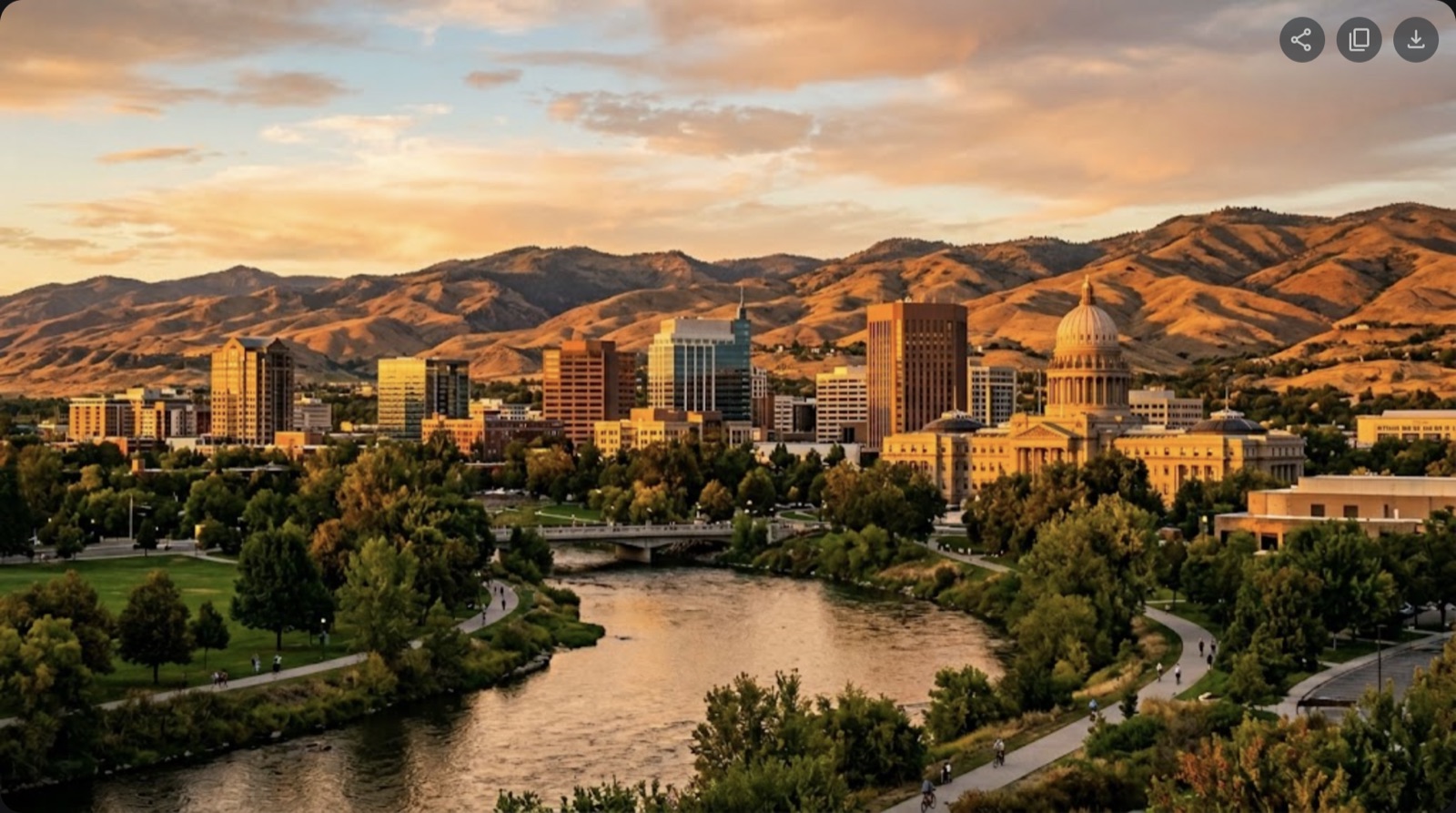 Private jet charter to Boise
