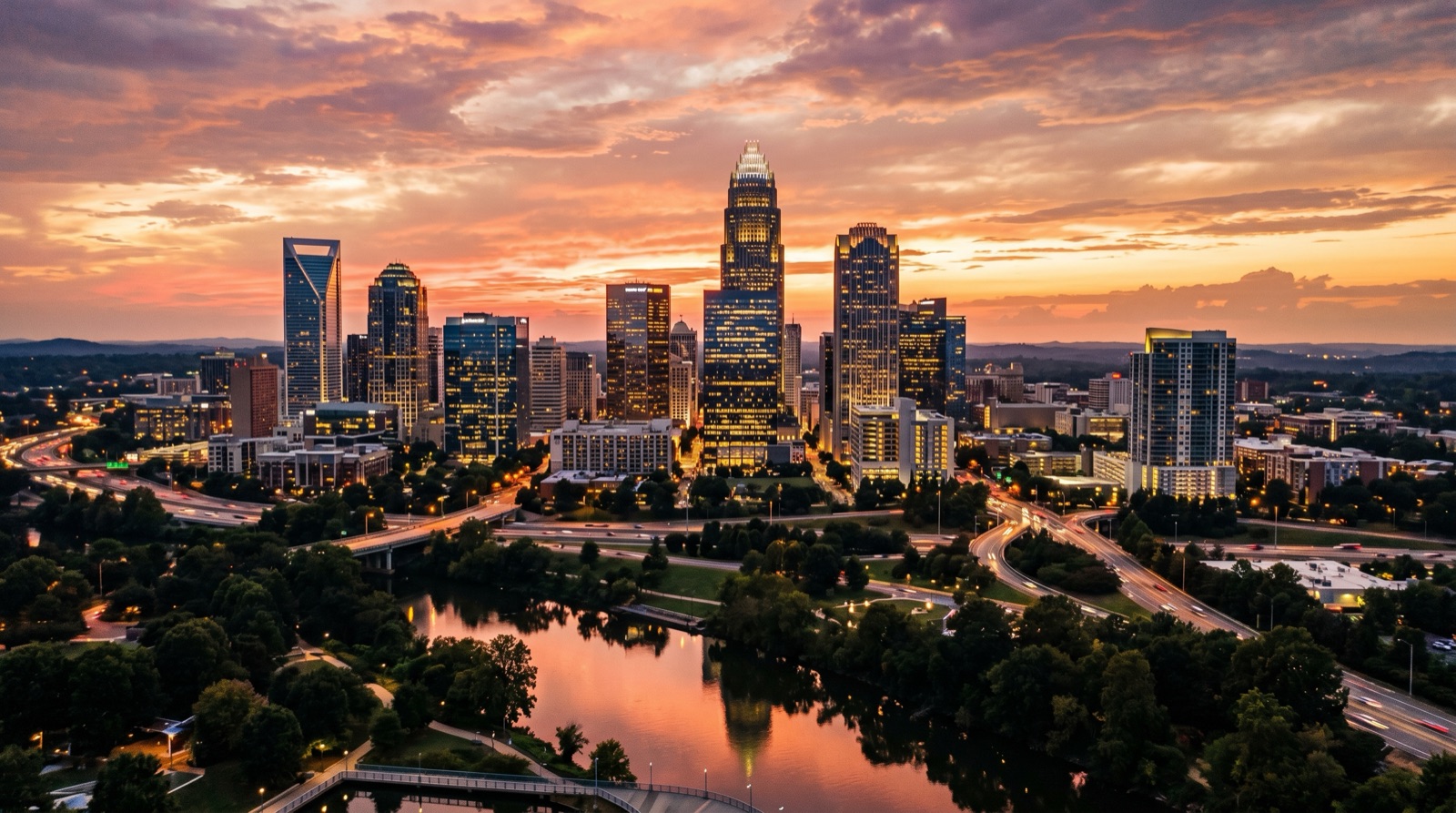Private jet charter Atlanta to Charlotte