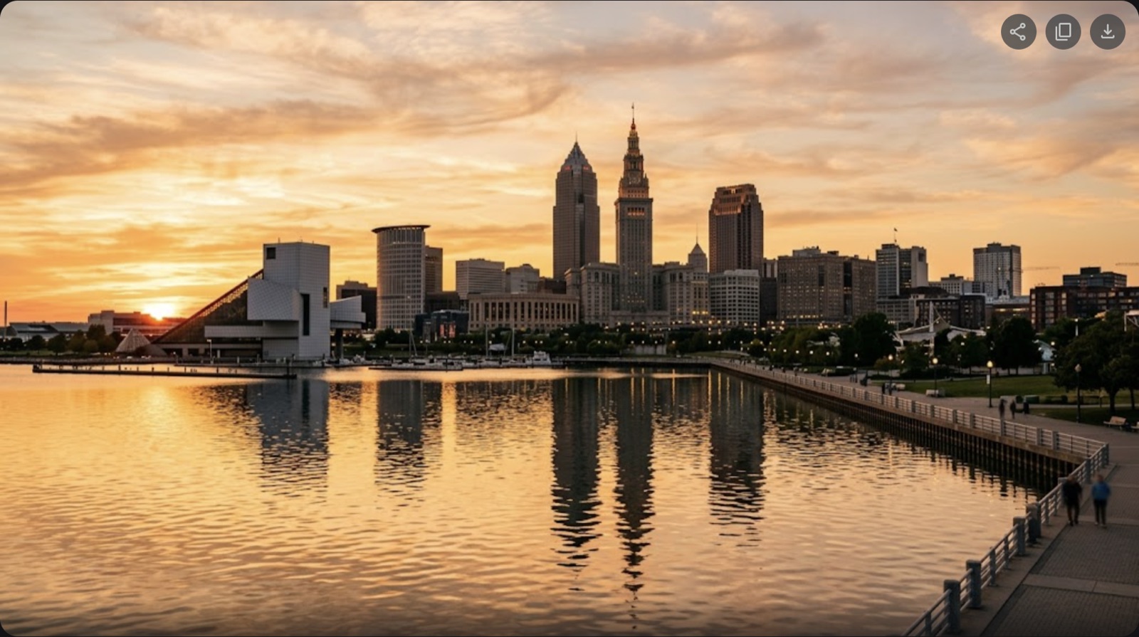 Private jet charter to Cleveland