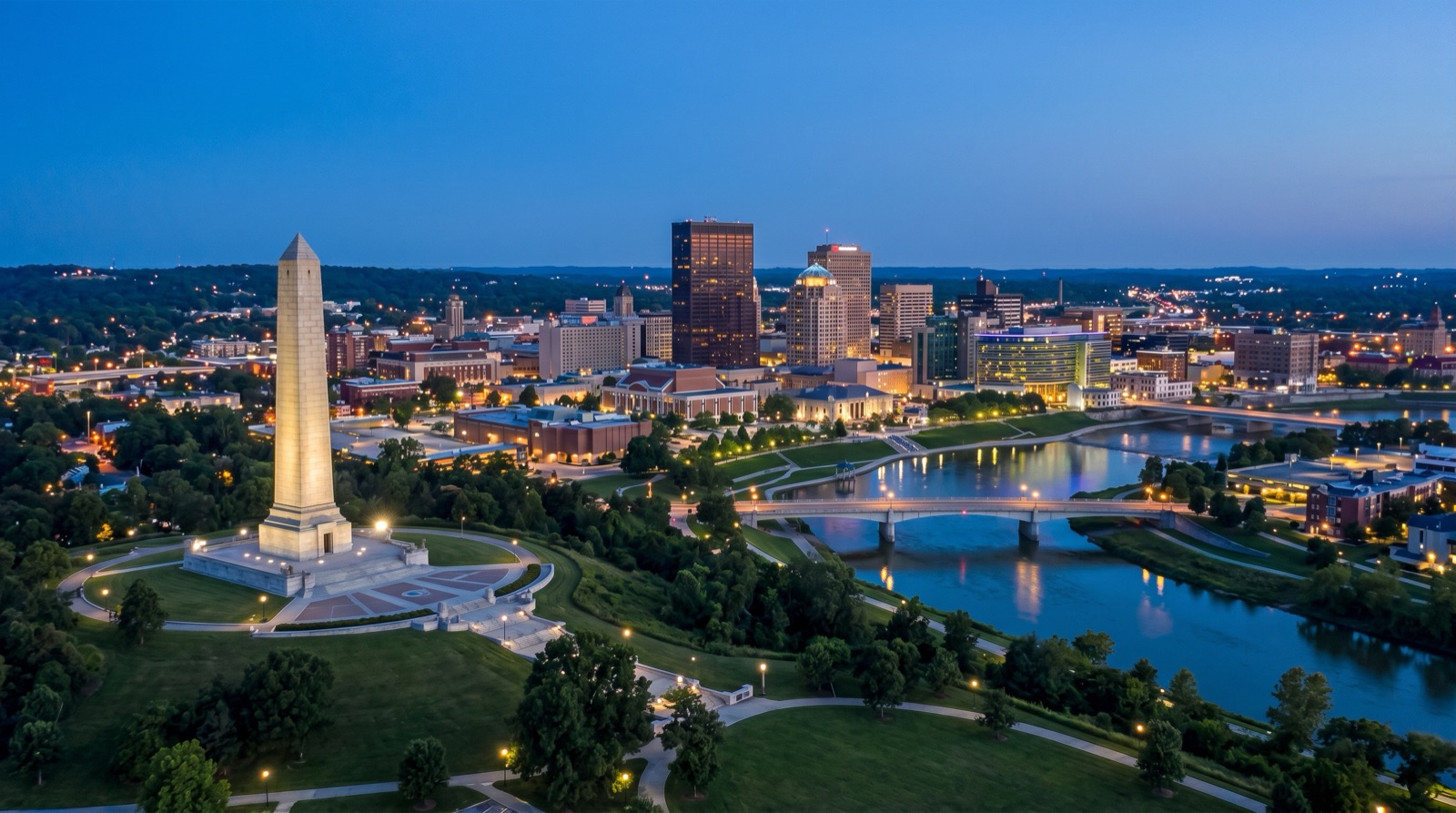 Private jet charter to Springfield