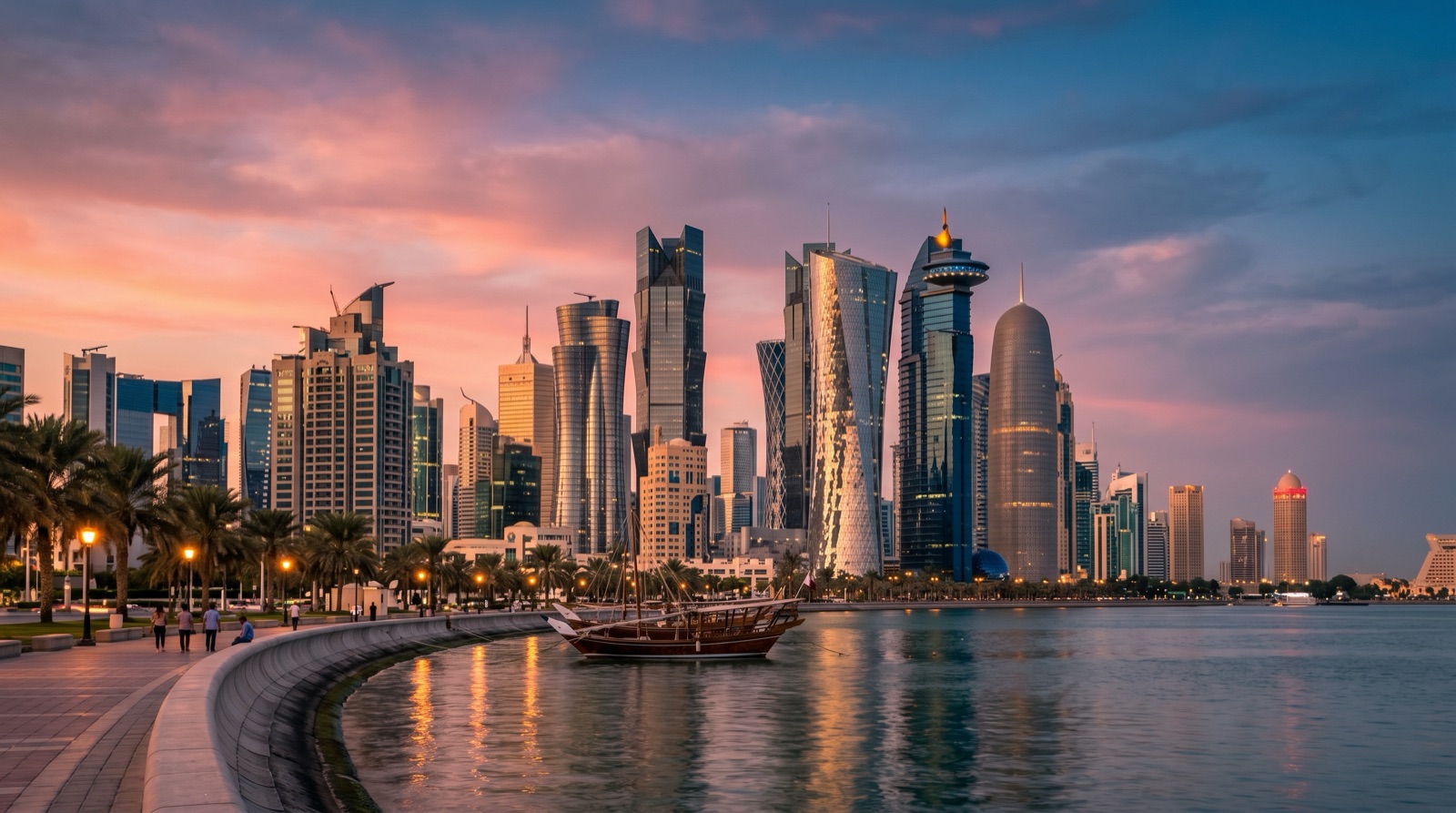 Private jet charter to Doha