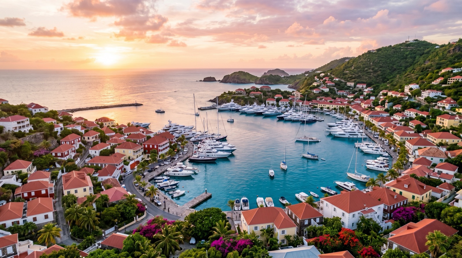 Private jet charter to Gustavia