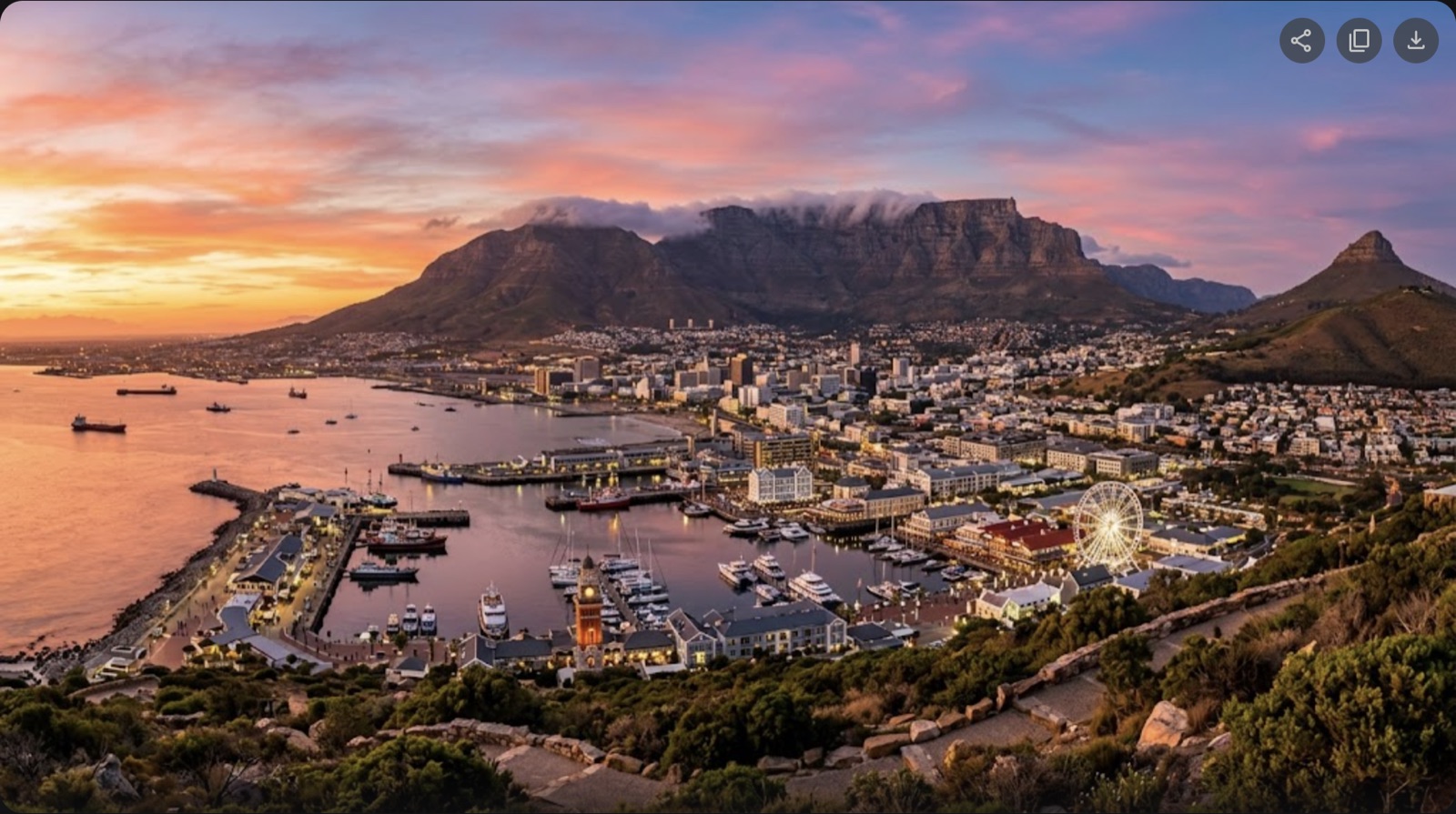 Private jet charter to Cape Town