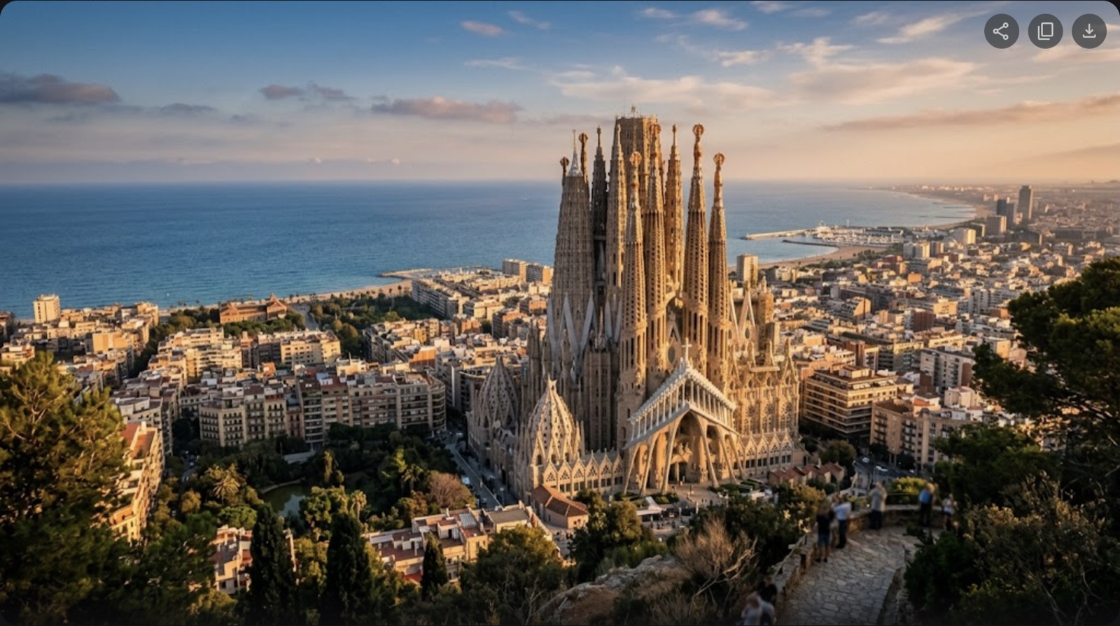 Private jet charter to Barcelona
