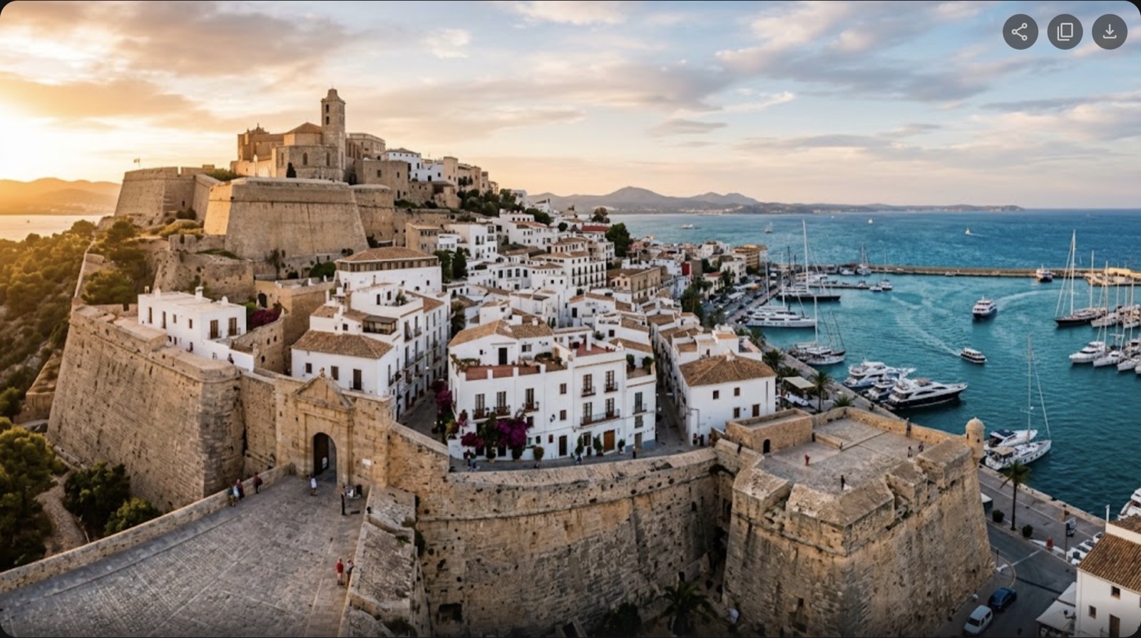 Private jet charter to Ibiza (Eivissa)