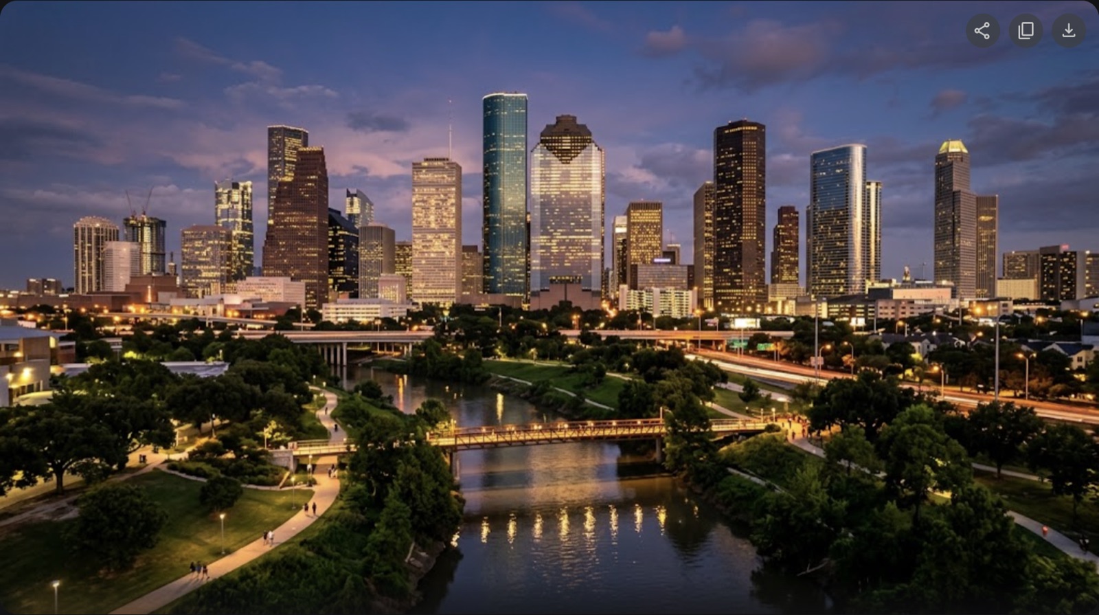 Private jet charter to Houston
