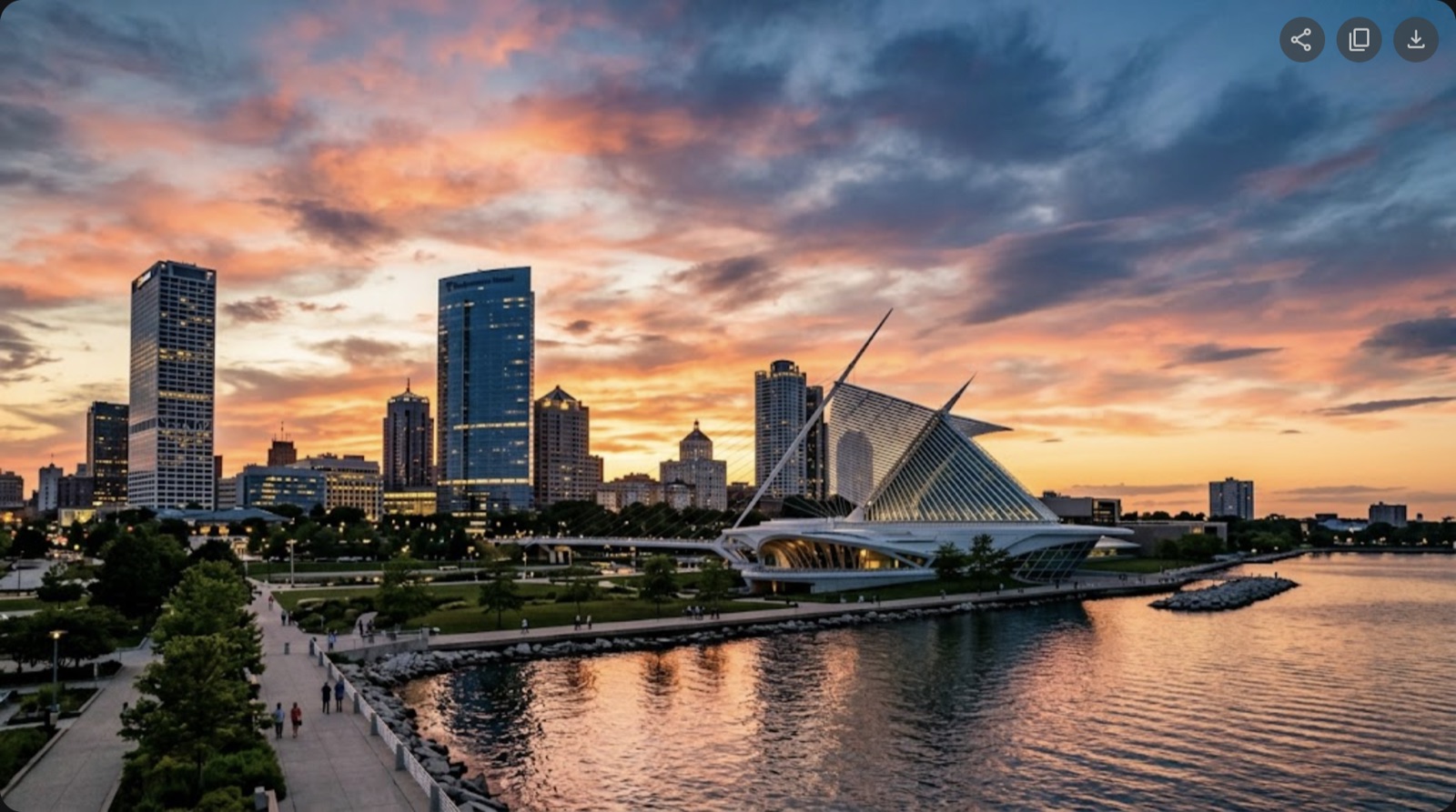 Private jet charter to Milwaukee