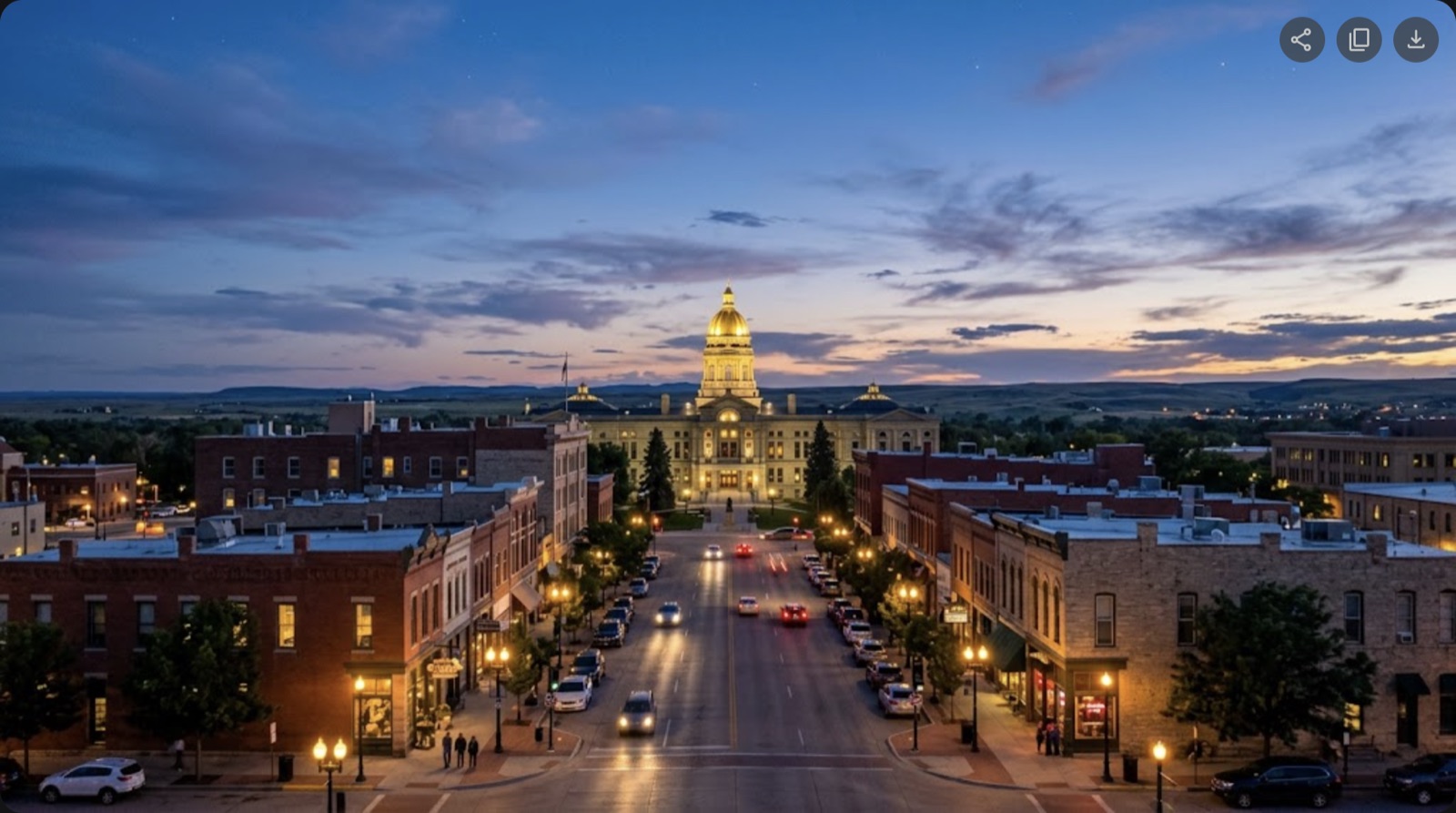 Private jet charter to Cheyenne