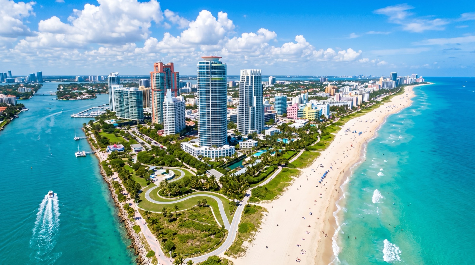 Miami Beach aerial view