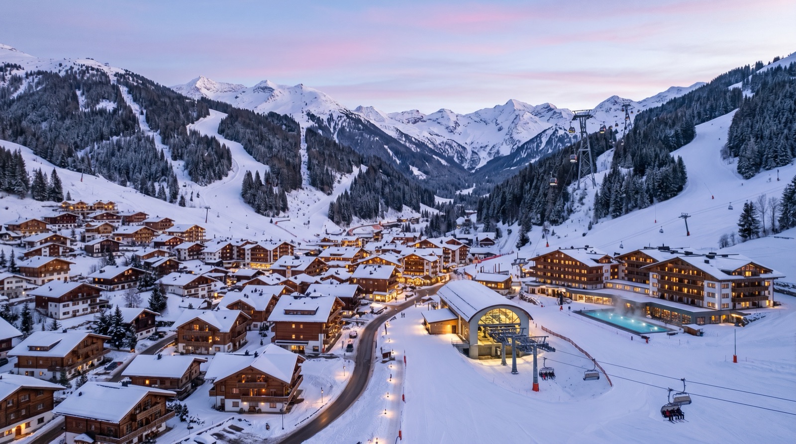Colorado ski resort peak season